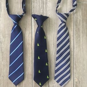Little boys set of (3)neckties. 24mo-4T